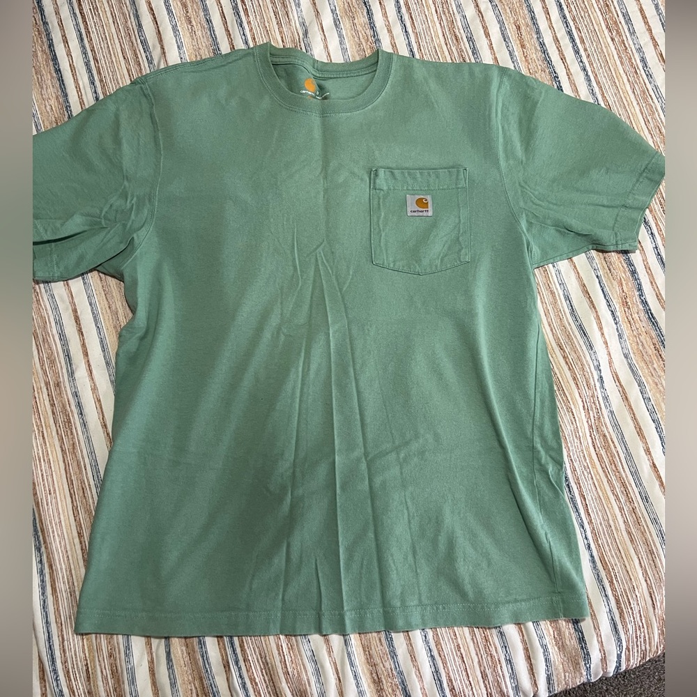 Carhartt T-Shirt: Green, size Medium